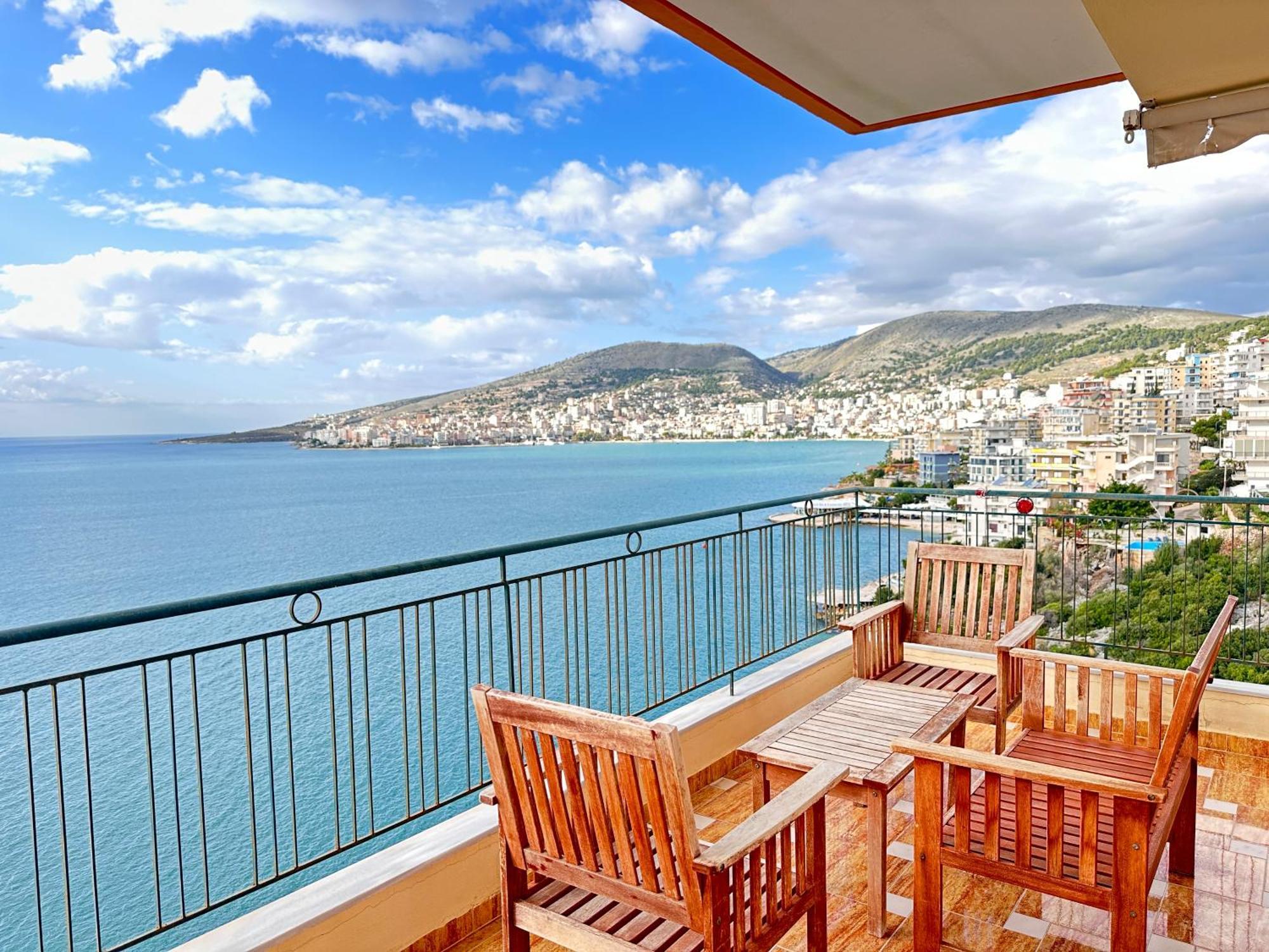 Design Sea View Apartment Saranda Zewnętrze zdjęcie